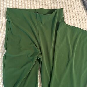 Zara green stretch pants M